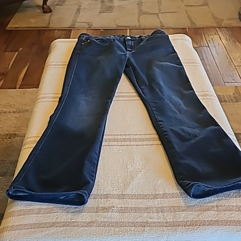 Seven For all mankind big "A" pocket dark wash sz 30"x 30"with 9"rise.(#831)EC